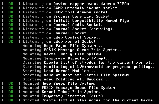 ArchLinux boot loading screen